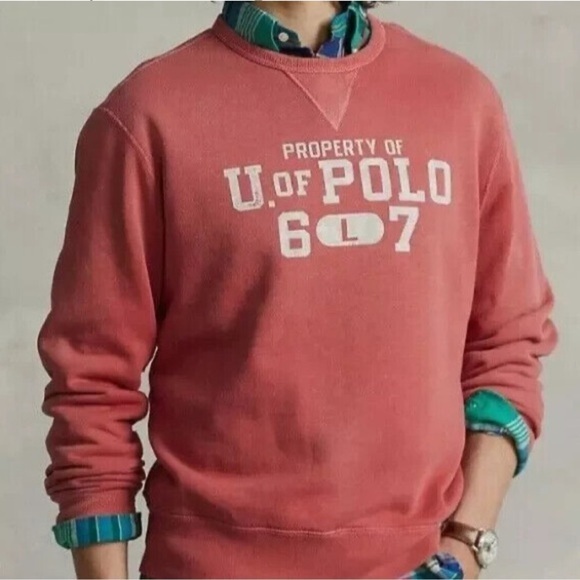 Polo Ralph Lauren Other - NEW Polo Ralph Lauren Bedford
Fleece Sweatshirt Pullover Heavy Mens Shirt SZ M